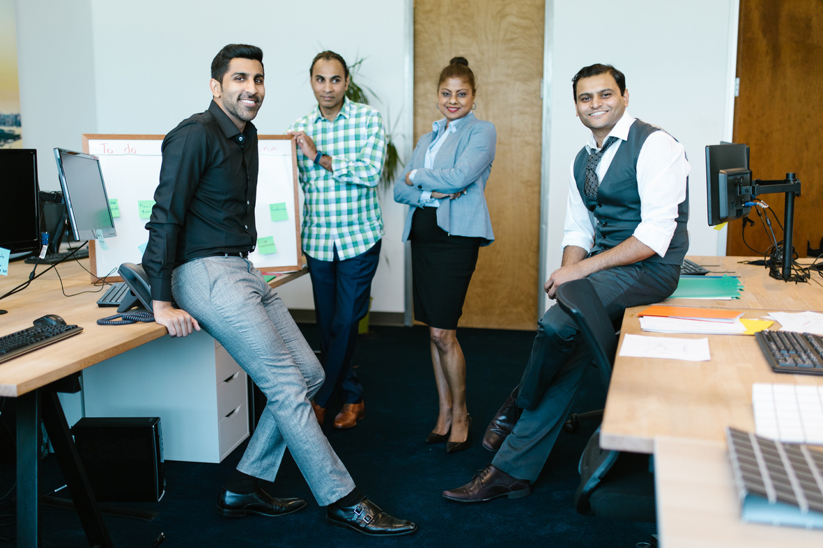 People Standing Inside an Office